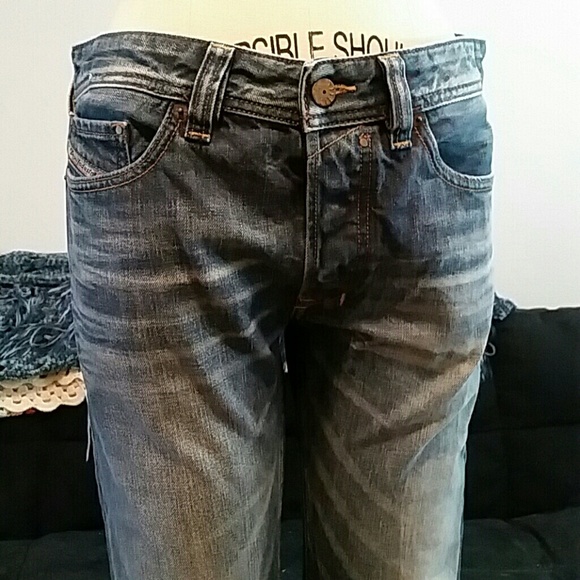 Diesel Button Fly Safado 0803m Wash Sz 29x30